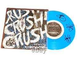 Paramore Signed 2007 Vinyl Record Crush Jsa Loa Haley Williams Zac Josh