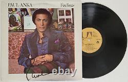 Paul Anka signed Feelings album vinyl record COA exact proof autographed