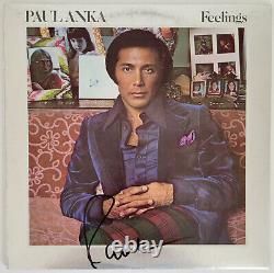 Paul Anka signed Feelings album vinyl record COA exact proof autographed