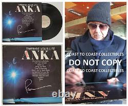 Paul Anka signed Times of your life album vinyl record COA proof autographed