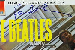 Paul McCartney Beatles Signed Please Please Me Album Cover With Vinyl PSA #Q02565