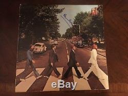 Paul McCartney Signed Autographed Beatles ABBEY ROAD Vinyl Record Perry Cox LOA