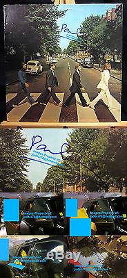 Paul McCartney Signed Beatles Abbey Road Vinyl LP VIDEO PROOF Apple