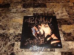 Paula Abdul Rare Authentic Hand Signed Vinyl LP Record Spellbound Rush Rush REAL