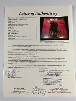 Pearl Jam Eddie Vedder + JSA Signed Autograph Record Album Vinyl TEN