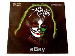 Peter Criss Rare Autographed Hand Signed Solo Kiss Vinyl LP Record Free Shipping