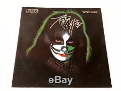 Peter Criss Rare Autographed Hand Signed Solo Kiss Vinyl LP Record Free Shipping