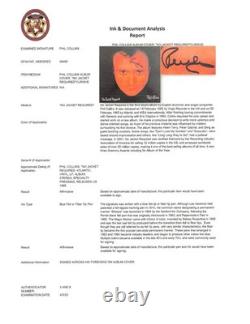 Phil Collins No Jacket Required Signed Album