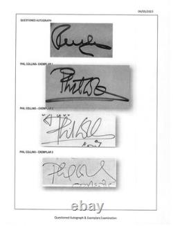 Phil Collins No Jacket Required Signed Album