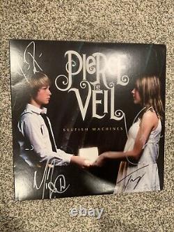 Pierce The Veil Selfish Machines Vinyl Record LP (2010) Green SIGNED