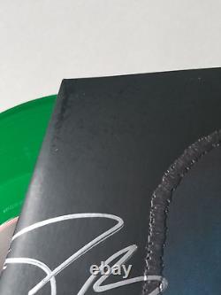 Post Malone REAL hand SIGNED Hollywood's Bleeding 2x Green Vinyl Record JSA COA
