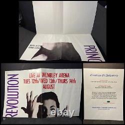 Prince Signed & The Revolution Band Paisley Park Vinyl Authentic withCOA Framed