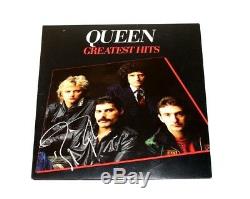 QUEEN DRUMMER ROGER TAYLOR SIGNED'GREATEST HITS' ALBUM VINYL RECORD LP withCOA