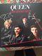 Queen Signed Autograph Greatest Hits Record Vinyl Brian May Roger Taylor W Proof