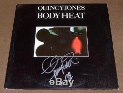 QUINCY JONES SIGNED BODY HEAT RECORD ALBUM with PROOF! LP VINYL JAZZ