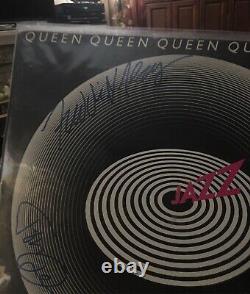 Queen Band Signed'jazz' Album Vinyl Record Lp Authenticated With Documentation