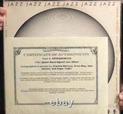 Queen Band Signed'jazz' Album Vinyl Record Lp Authenticated With Documentation