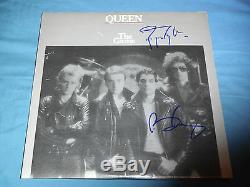 Queen Group Signed The Game Vinyl Album Brian May And Roger Taylor