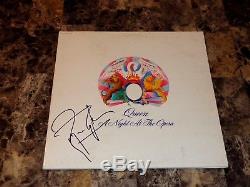 Queen Roger Taylor Authentic Hand Signed Vinyl Record A Night At The Opera + COA