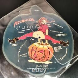 RARE! Helloween Halloween Promo Shaped Picture Disc Vinyl Record Signed 1987