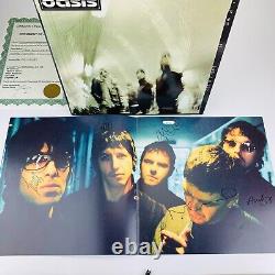 RARE! Oasis Heathen Chemistry RKIDLP25 1/2 SPEED FULL BAND HAND SIGNED WithCOA