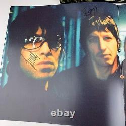 RARE! Oasis Heathen Chemistry RKIDLP25 1/2 SPEED FULL BAND HAND SIGNED WithCOA