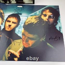 RARE! Oasis Heathen Chemistry RKIDLP25 1/2 SPEED FULL BAND HAND SIGNED WithCOA