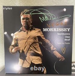 RARE Signed Orange Morrissey Las Vegas 2024 Beethoven Was Deaf Live Vinyl