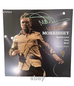 RARE Signed Orange Morrissey Las Vegas 2024 Beethoven Was Deaf Live Vinyl