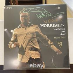 RARE Signed Orange Morrissey Las Vegas 2024 Beethoven Was Deaf Live Vinyl