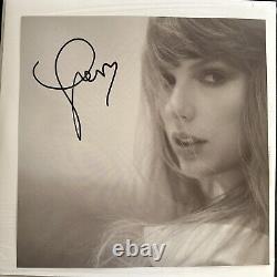 RARE Taylor Swift Signed INSERT w Heart The Tortured Poets Department Vinyl