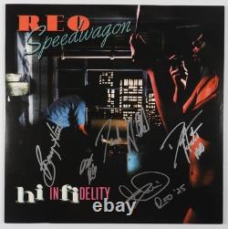 REO Speedwagon JSA Fully Signed Autograph Album Vinyl Record