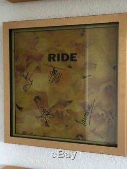 RIDE fully signed lp vinyl PLAY EP (nowhere going black again slowdive)