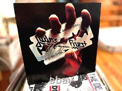 ROB HALFORD Hand Signed JUDAS PRIEST BRITISH STEEL RECORD VINYL ALBUM COA