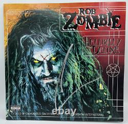 ROB ZOMBIE SIGNED AUTOGRAPH HELLBILLY DELUXE VINYL ALBUM LP withPROOF