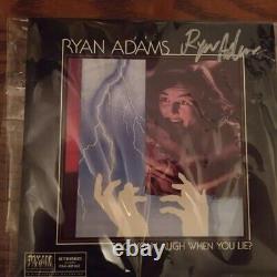 RYAN ADAMS SIGNED DO YOU LAUGH WHEN YOU LIE 7 Vinyl RECORD ALBUM AUTOGRAPHED