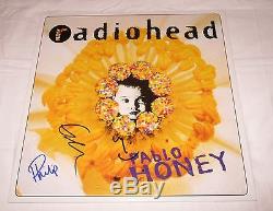 Radiohead Signed Pablo Honey Vinyl Record