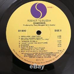 Ramones Rocket To Russia. Signed In 1978 Original Members VG+ Sleeve NM Vinyl