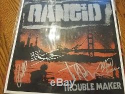 Rancid Troublemaker Signed Vinyl numbered 3/250