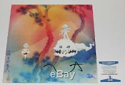 Rapper Kanye West Signed Kids See Ghosts Vinyl Album Record Lp Beckett Coa Bas