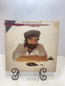 Rare 1983 Francois Leveillee Signed Vinyl Therapie Record Album Autographed