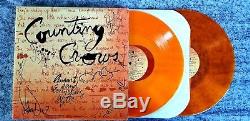 Rare Counting Crows Signed Orange Coloured Vinyl- August And Everything After