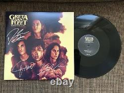 Rare Greta Van Fleet Signed Black Smoke Rising X3 Vinyl Record Album +proof