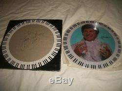 Rare Liberace Picture Disk Autographed Signed Vinyl Record Lp Nm