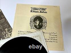 Rare Psa Elton John Signed Autograph Album Vinyl Record Tumbleweed Connection