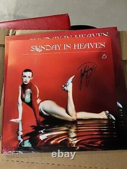 Rare signed Zella Day SUNDAY IN HEAVEN New Colored Red Vinyl Record LP