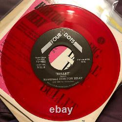 Reverend Horton Heat BIG LITTLE BABY/BULLET AUTOGRAPHED -1988 RED VINYL