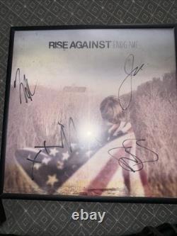 Rise Against Endgame Vinyl Record Signed By The Band