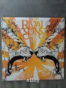 Rival Sons Before The Fire Rare Vinyl. Signed by band