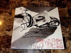 Rob Zombie & Sheri Moon Zombie Rare Signed Vinyl LP Record Mondo Sex Head + COA